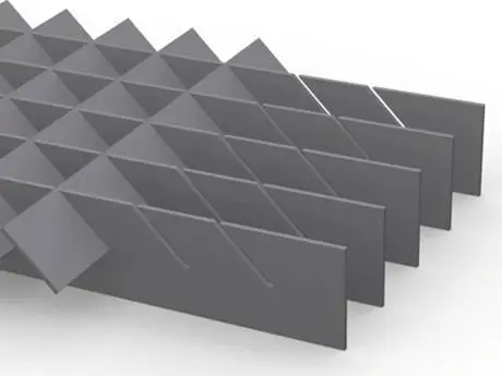 Louver-Stahlrost