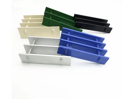 Gezahnte Oberfläche, rechteckig gestauchter Aluminium-Rost
