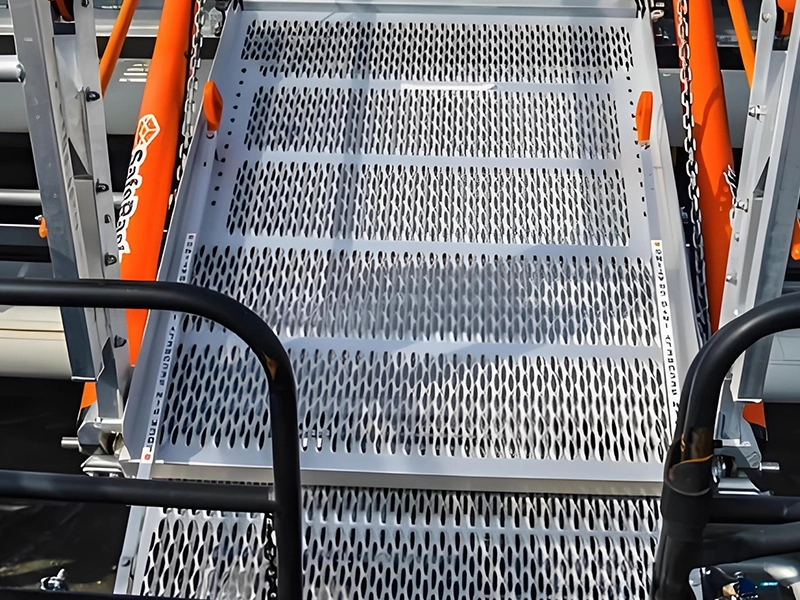 Grip-Struktur-Lochblech-Rost
