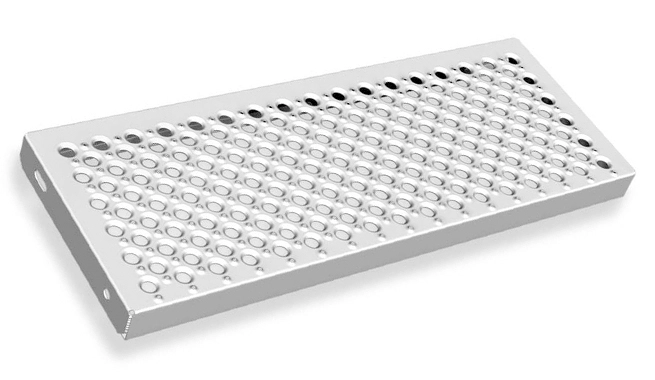 Perforierte O-Grip-Rostplatte