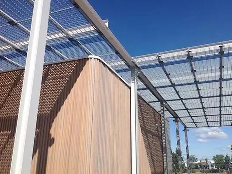 Pressgepresstes Vergitterungsblech für Sonnenschutzgebäude